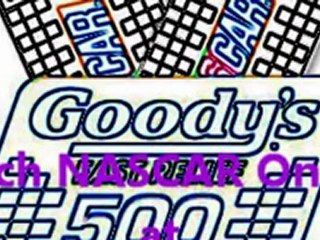 watch Goodys Fast Relief 500 live streaming