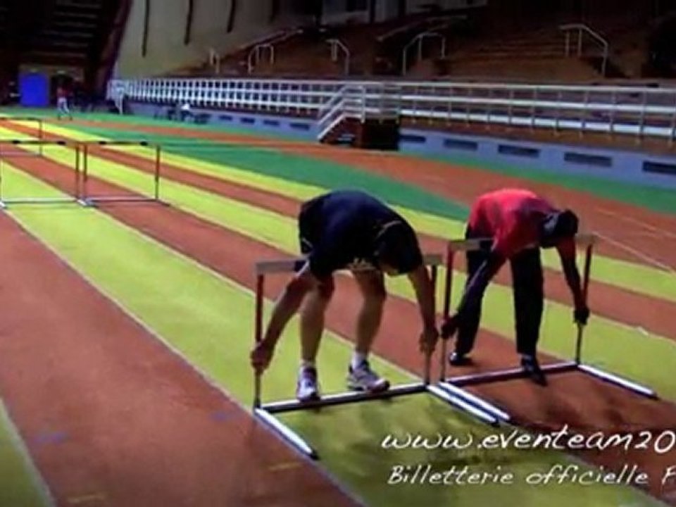 Sébastien Chabal teste les JO - Le 110 m haies avec Ladji Doucouré