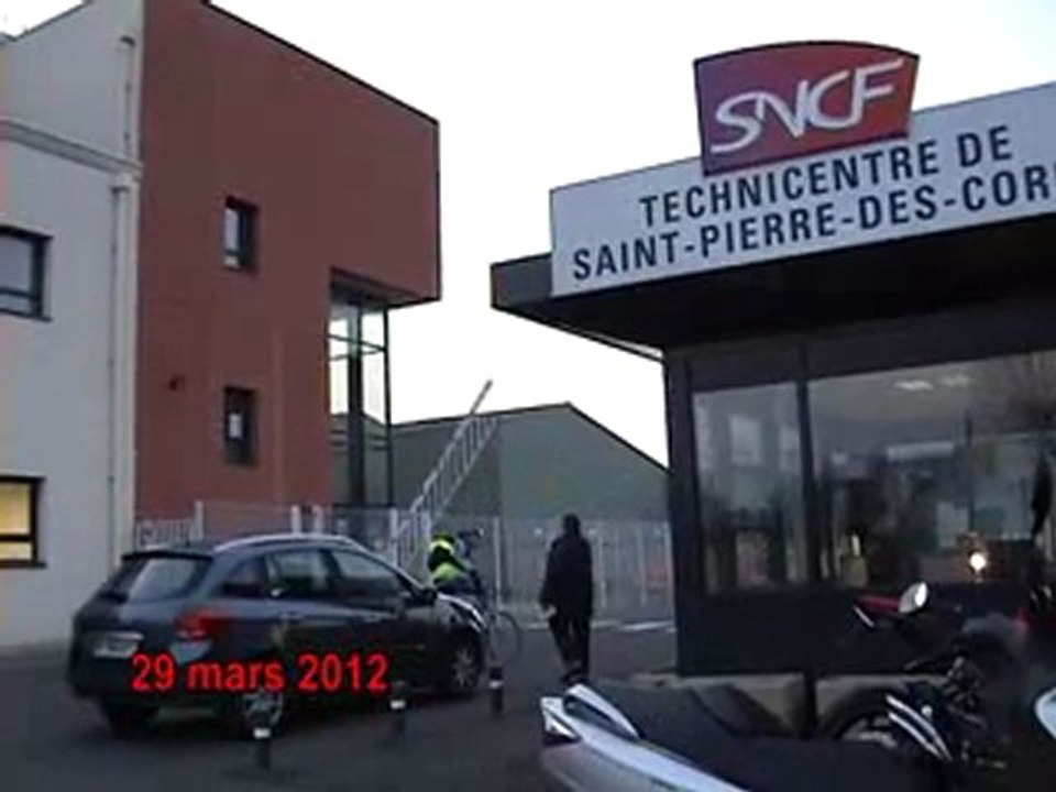 distribution cheminots St Pierre des Corps