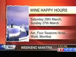 Weekend Mantra - Spend your weekend with great food and wine