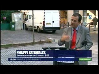 Clamart adopte le vélo électrique - Reportage France 3