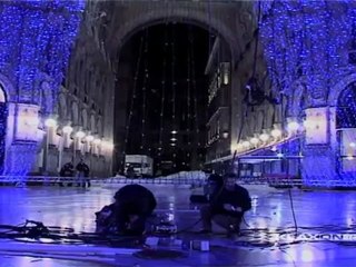 Décorations lumineuses Galerie Victor Emmanuel à Milan - Blachère Illumination