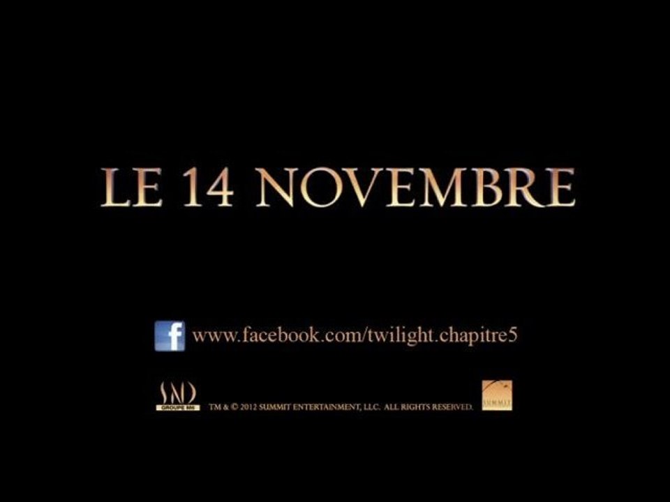 Twilight – Chapitre 5 : Révélation – 2ème partie - Teaser [VOST|HD]