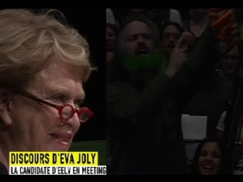 Eva Joly interrompue par une action pas très discrète