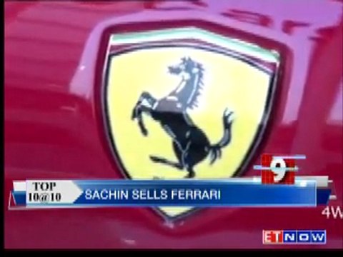 Sachin Tendulkar sells Ferrari to Surat Businessman