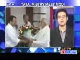 Ratan Tata calls on Modi along with Cyrus Mistry