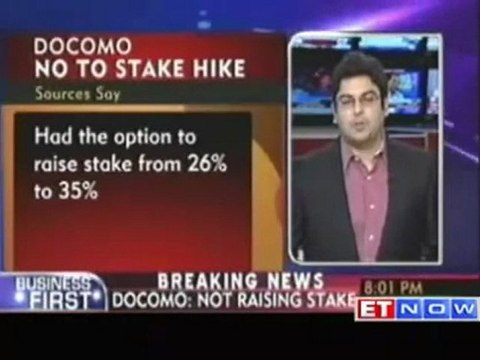 Docomo not to raise stake in Tata Teleservices