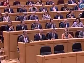 Javier Arenas recibido hoy con aplausos a su entrada al Senado