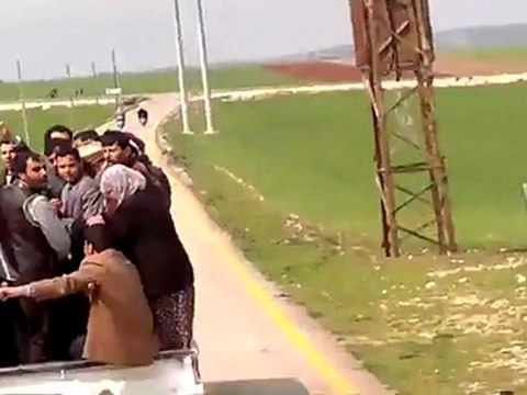 فري برس حلب اعزاز تشييع الشهيد علي أحمد الخلف 28 3 2012