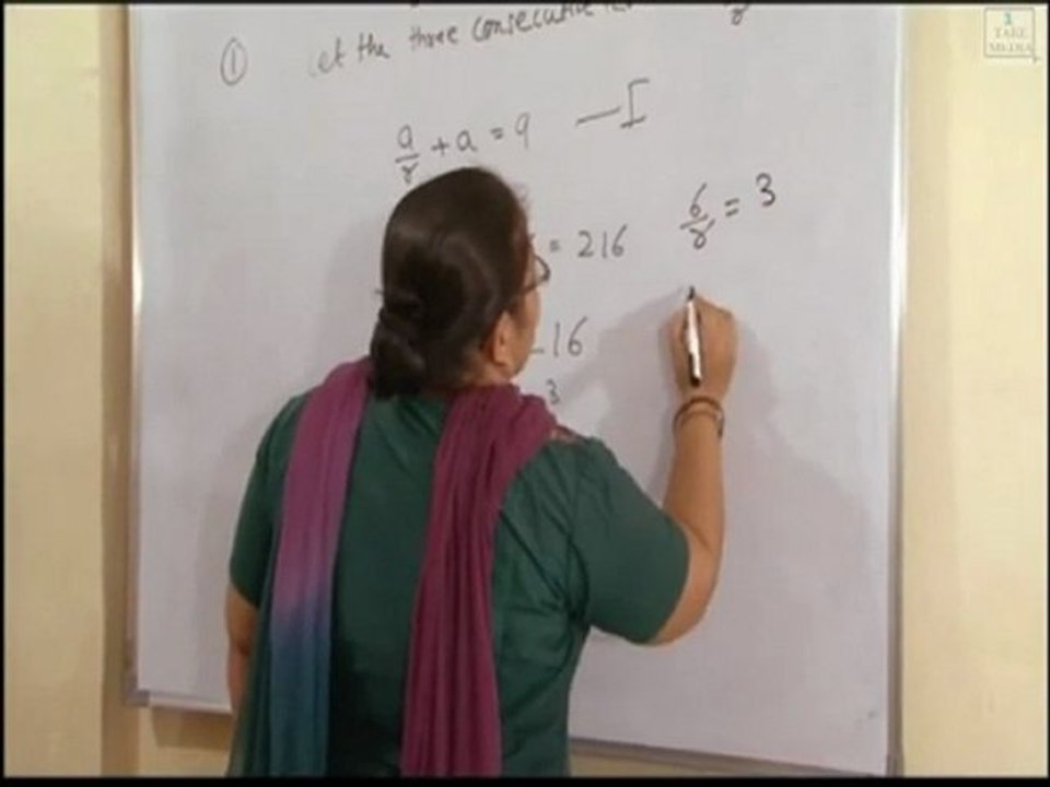 (Xth Standard)Algebra chapter 1 :Arithmetic progression and geometric progression exercise 1.9 (1)