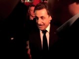 Nicolas Sarkozy à Elancourt (Yvelines)