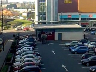 Un éléphant dans la ville en Irlande