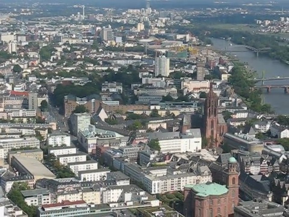 Francfort, Allemagne : vue aérienne