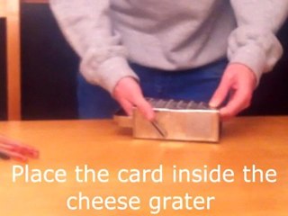 Upcycling Video: Cheese Grater Pencil Holder