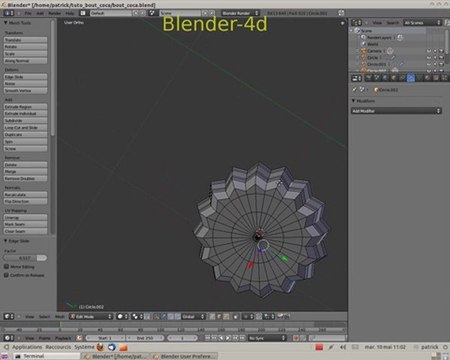 Tutoriel modélisation bouteille Coca Cola (Partie 2/4)