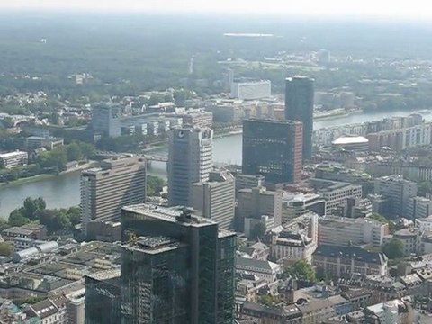 Francfort, Allemagne : vue aérienne