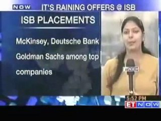 ISB records 22 % increase in placement offers