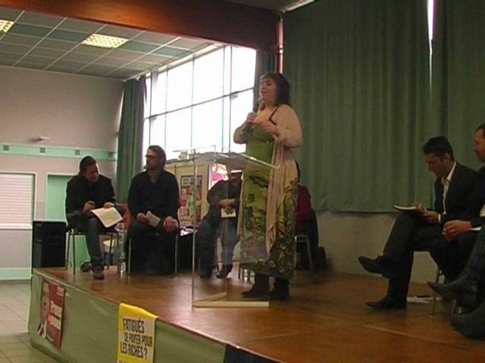 Front de Gauche Maine et Loire 4 mars meeting de Saint Barthélémy   UNEF