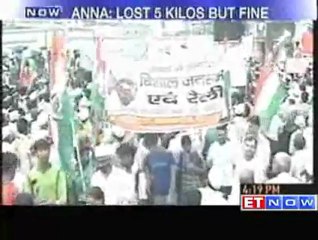 Lokpal Bill: Anna Hazare's fast enters 8th day