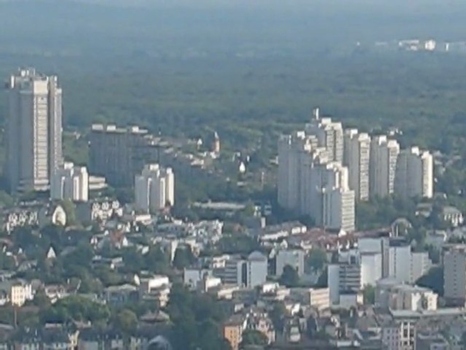 Francfort, Allemagne : vue aérienne