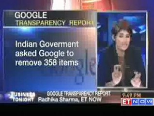 Transparency Report: Government asked Google to remove 358 items