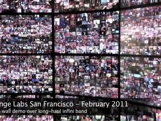 how to play 2,800 videos at the same time over a very long distance ?