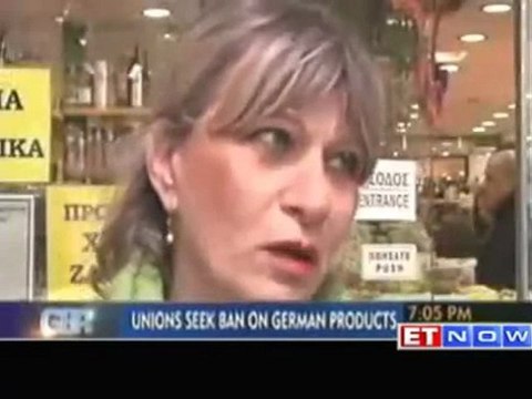 Greece seeks ban on German and Dutch products