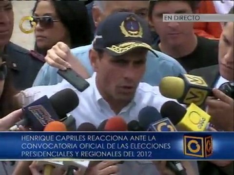 Capriles: Nosotros tenemos un compromiso de aceptar la voluntad de nuestro pueblo
