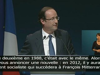 Meeting de F. Hollande à Mont-de-Marsan