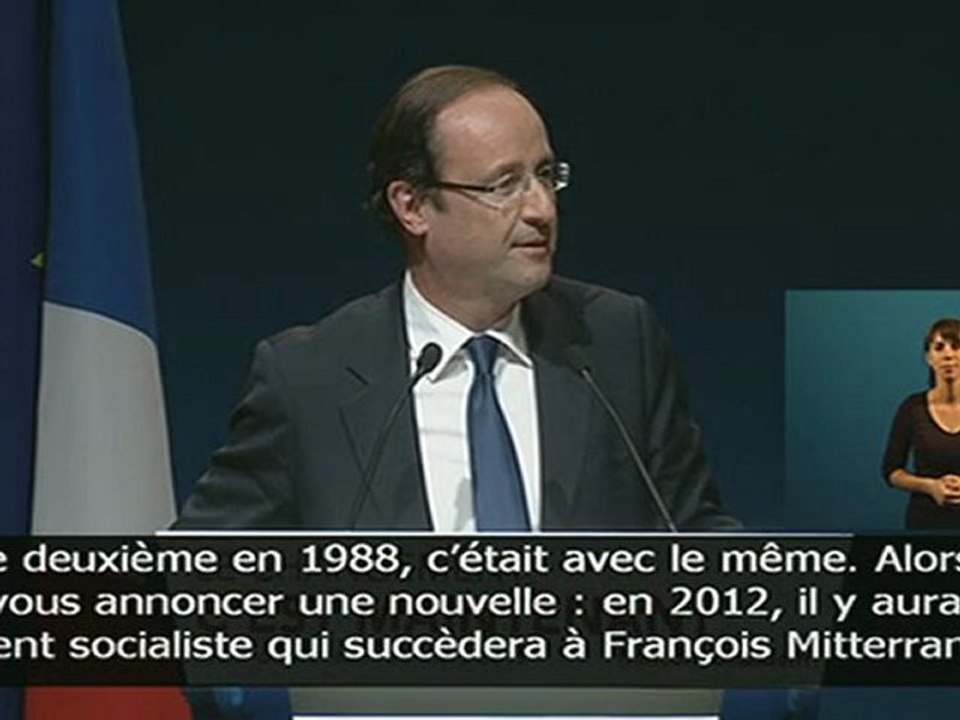 Meeting de F. Hollande à Mont-de-Marsan