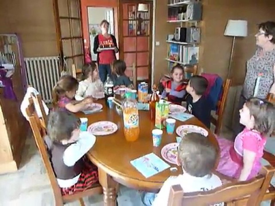 2012 Anniversaire jeanne 6 ans copains gouter