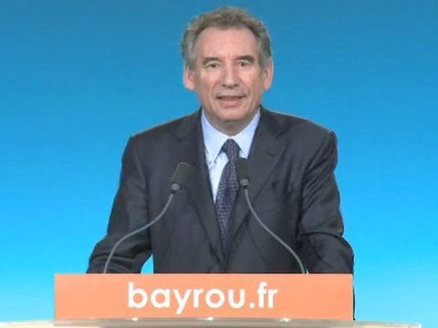François Bayrou, discours de Perpignan - 290312