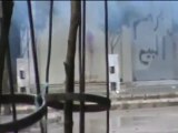 فري برس حماة المحتلة دخول تعزيزات دبابات الى حي الاربعين 29 3 2012