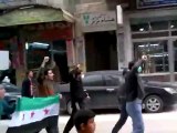 فري برس حماة المحتلة مظاهرة أحرار حماة في حي المرابط 29 3 2012