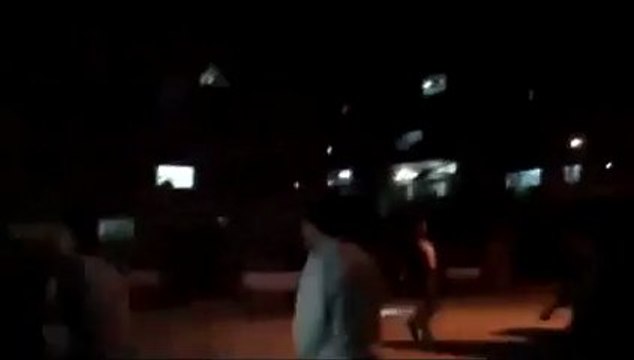 فري برس حلب طريق الباب مظاهرة مسائية 28 3 2012 جـ2