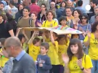 İspanya'da gösteriler gece boyunca sürdü