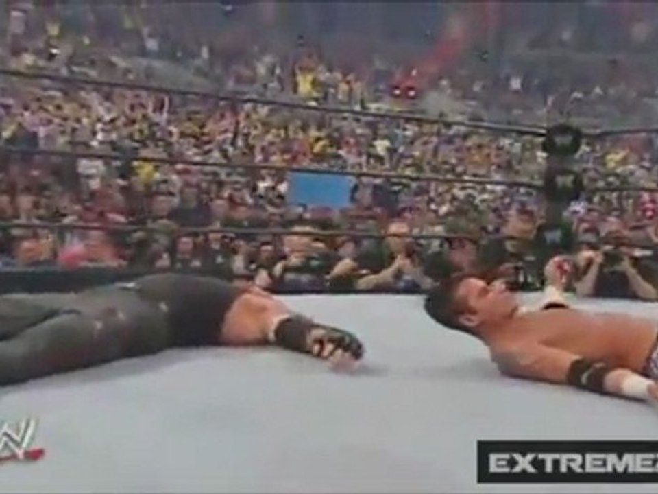 Chokeslam into RKO
