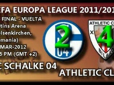 1/4 final UEL (ida): FC Schalke 04 2 - Athletic 4 (29/03/12)