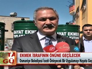 EKMEK İSRAFININ ÖNÜNE GEÇİLECEK 27.03.2012