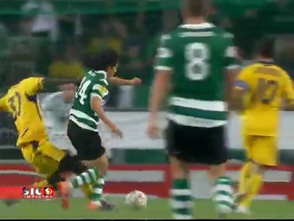 Highlights Sporting Lisbona - Metalist Kharkiv 2-1 (Europa League) 29/03/2012