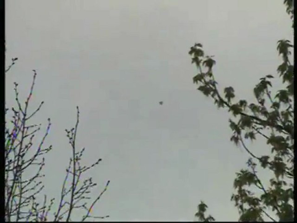 OVNI meprise possible (ballon à air chaud)