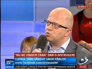 DISTRUGEREA ROMANIEI prin vanzarea tuturor resurselor si exploatarile gazelor de sist