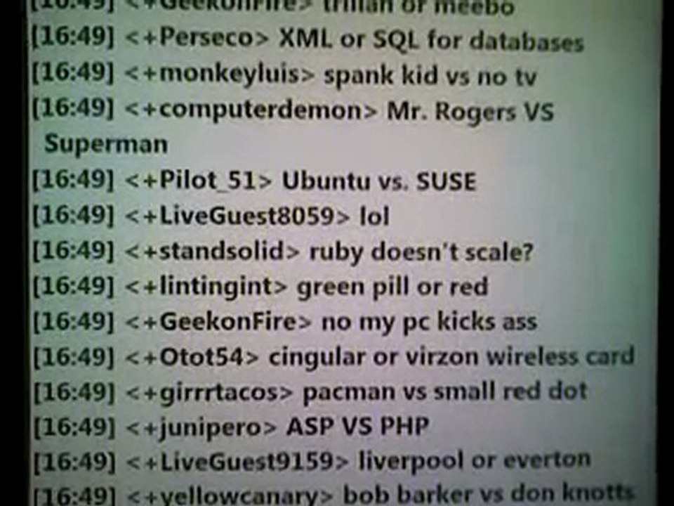 join our live chat room