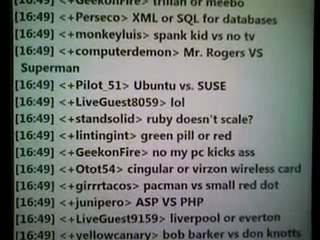 join our live chat room