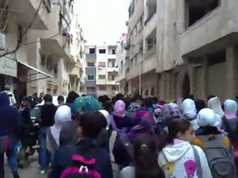 فري برس ريف دمشق طلاب الحرية جديدة عرطوز 29 3 2012