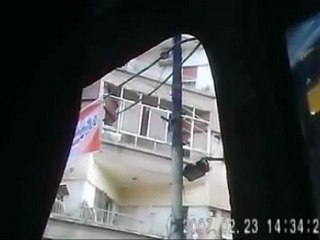 فري برس ريف دمشق زملكا لمحة عن حواجز البلدة زملكا البلد الساحة الجسر 29 3 2012