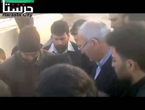 فري برس ريف دمشق تشييع الشهيد ماهر محمود قاسم حرستا 28 3 2012