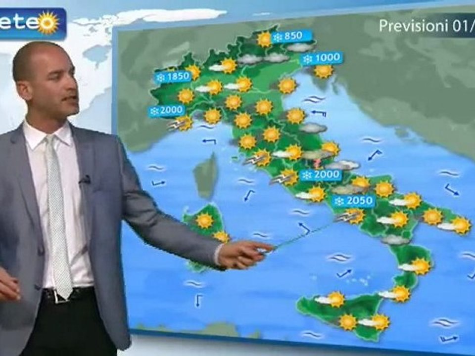 Meteo Italia 1/04/2012 - Previsioni by ilMeteo.it