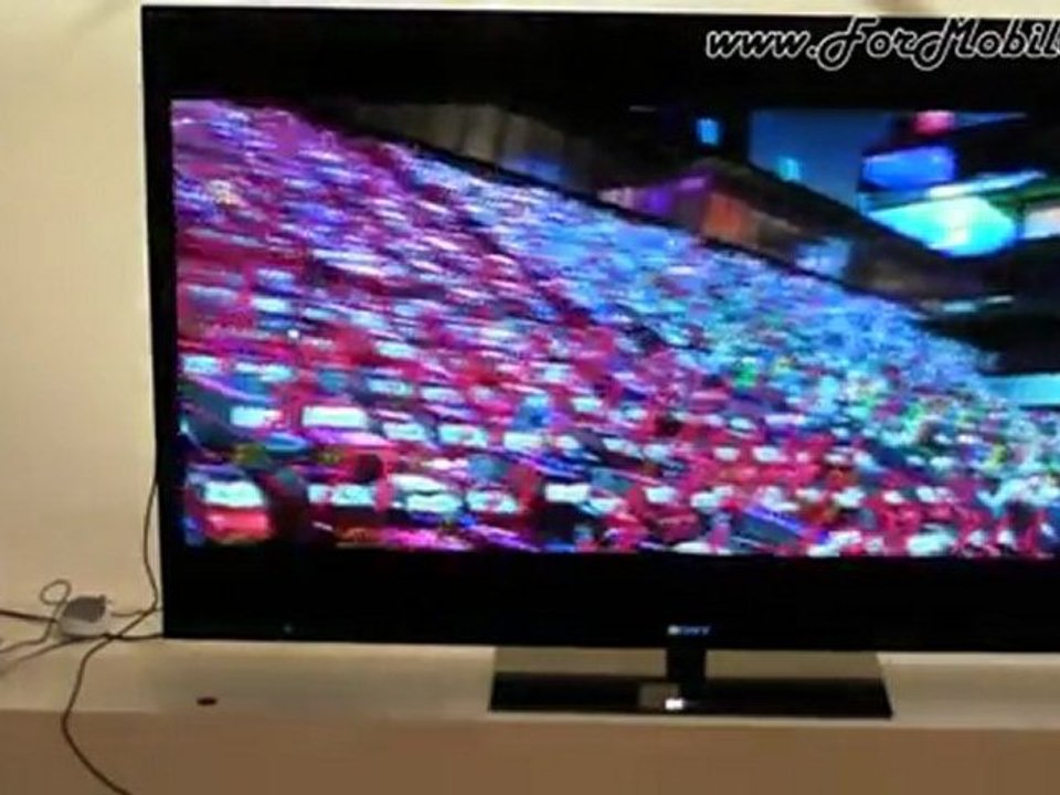 Presentazione ufficiale Sony Xperia S con demo HDMI su Sony Bravia 65''