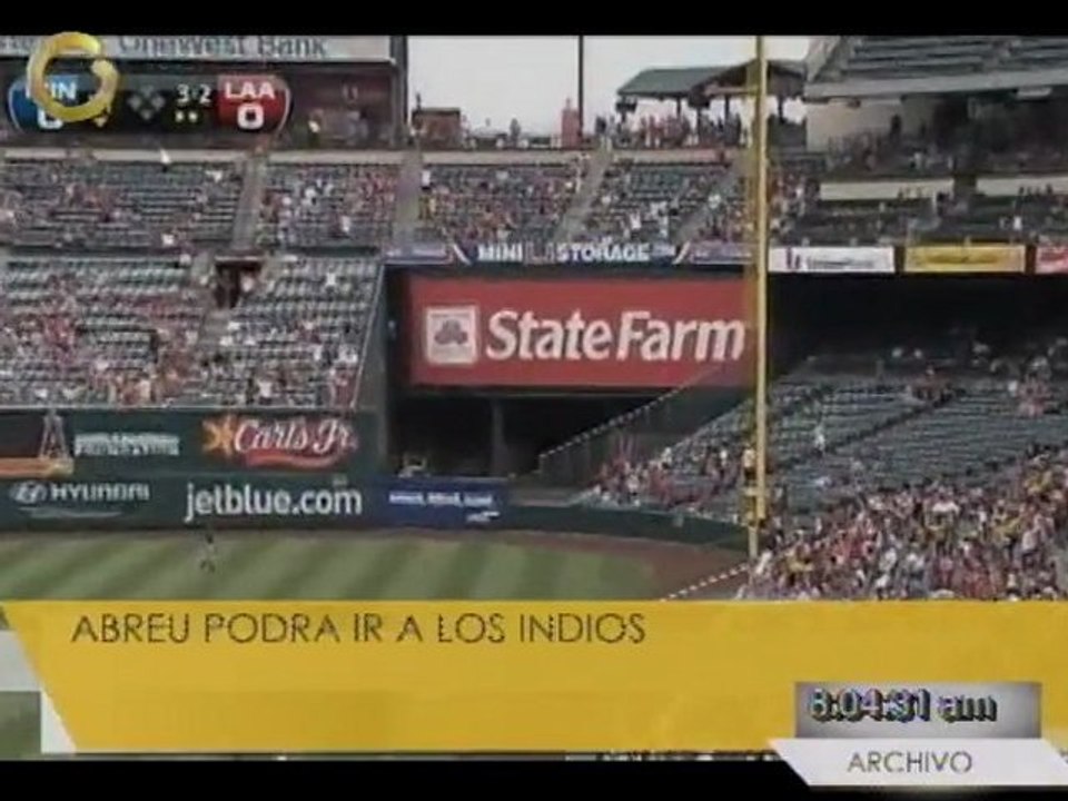 Bob Abreu podría dejar de ser un Angels y ser cambiado a los Indios